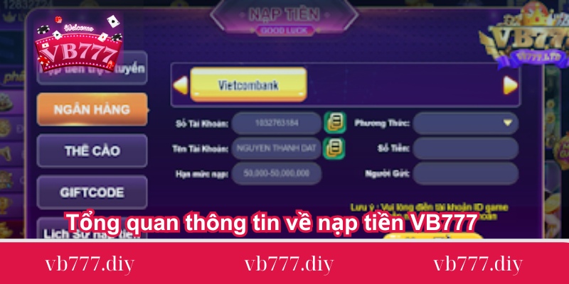 tong quan thong tin ve nap tien vb777 1 Tong-quan-thong-tin-ve-nap-tien-VB777